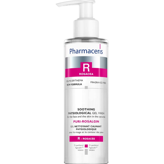 Pharmaceris Puri-Rosalgin Soothing Physiological Face Gel Wash 190 ml