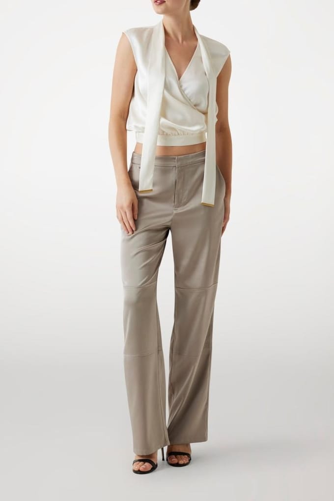 GUESS Marciano By  Eva Cargo Pant Natural Almond Größe: 44 | Cargohosen Outlet | Damen | Braun