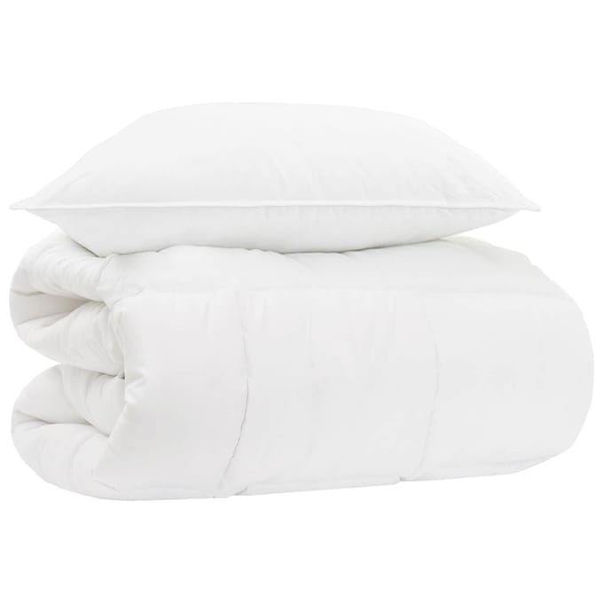 vidaXL - Deken - Set - 2 - st - 155 - x - 200 - cm - Alle - seizoenen - Bamboe - Wit