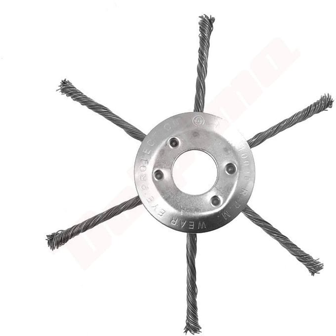 Onkruidborstel metaal SPIDER L6 180mm 7'' 25,4mm