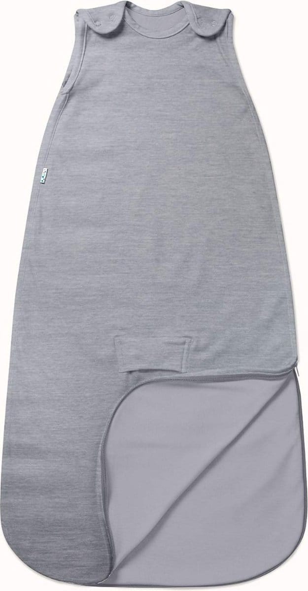 SuperLove Merino Baby Slaapzak - Cloud Grey Melange- 0-24 mnd