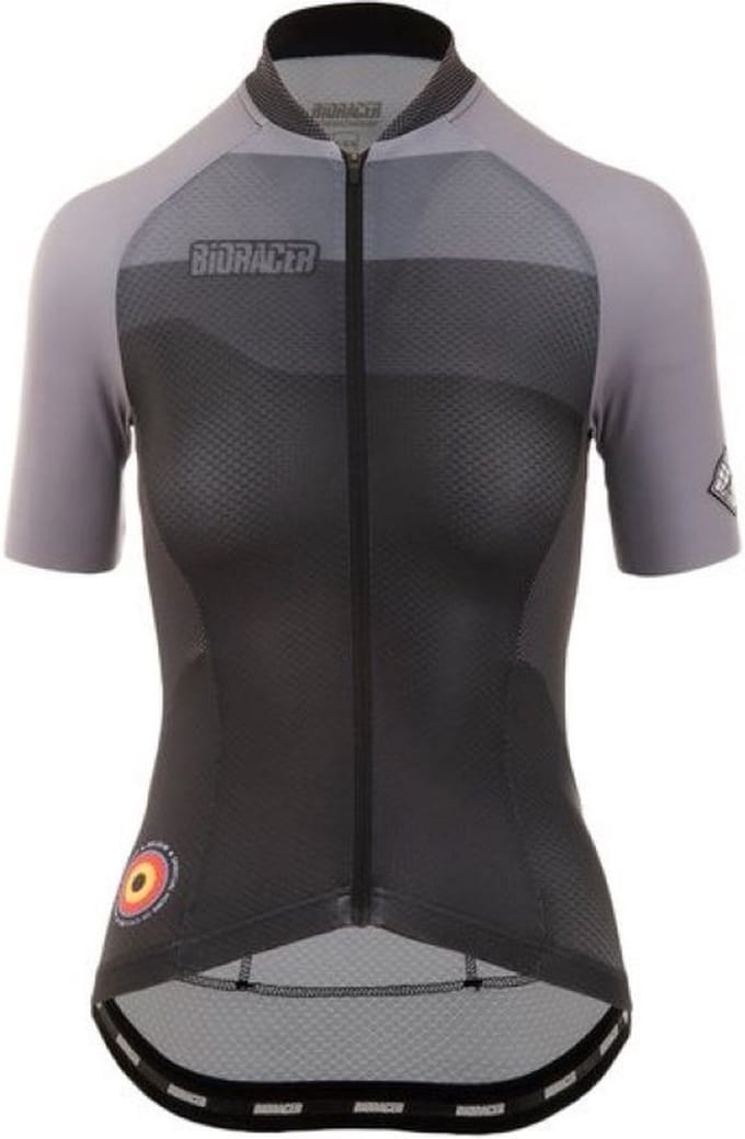Bioracer Sprinter Jersey Women Coldblack Light Grey Shade Maat L
