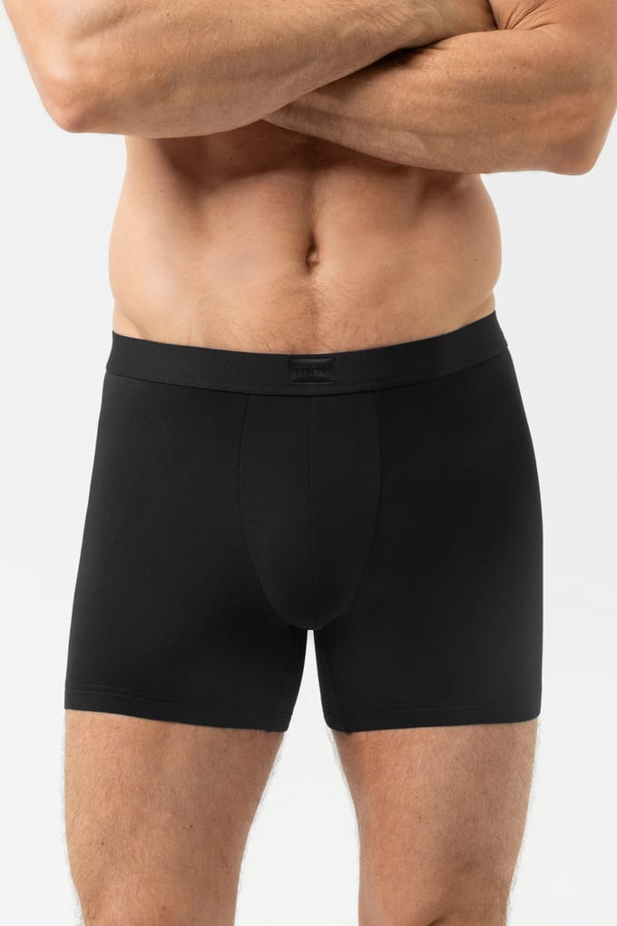 Trunk Shorty Long Serie Iconic Modal Zwart