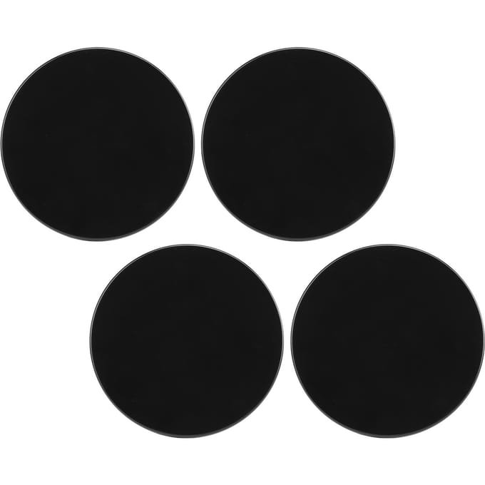 4 PIÈCES Cache Central de Roue 60MM Diamètre Intérieur 70MM Diamètre Extérieur Remplacement Universel pour noir