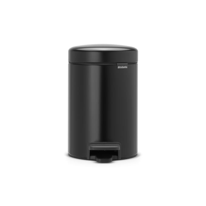 Brabantia NewIcon Prullenbak - 3 liter - Badkamer - Matt Black