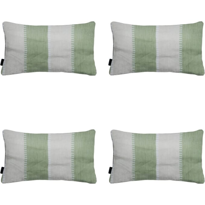 Madison - Sierkussen Banda kaki - Ca. 30x50 cm - Set van 4