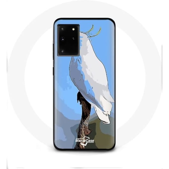 Case voor Samsung Galaxy S11 Plus Kaketoe Papegaaien Witte Vogels