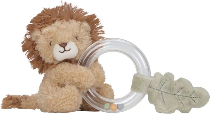 Little Dutch Safari Ringrammelaar Leeuw GRS Babyknuffels