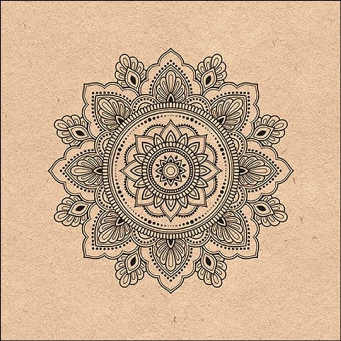 Ambiente Servetten 33x33cm Mandala Nature 20 stuks