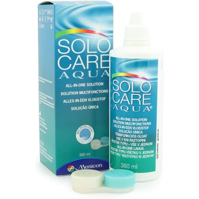 SOLOCARE AQUA 360 ml met lenzendoosje