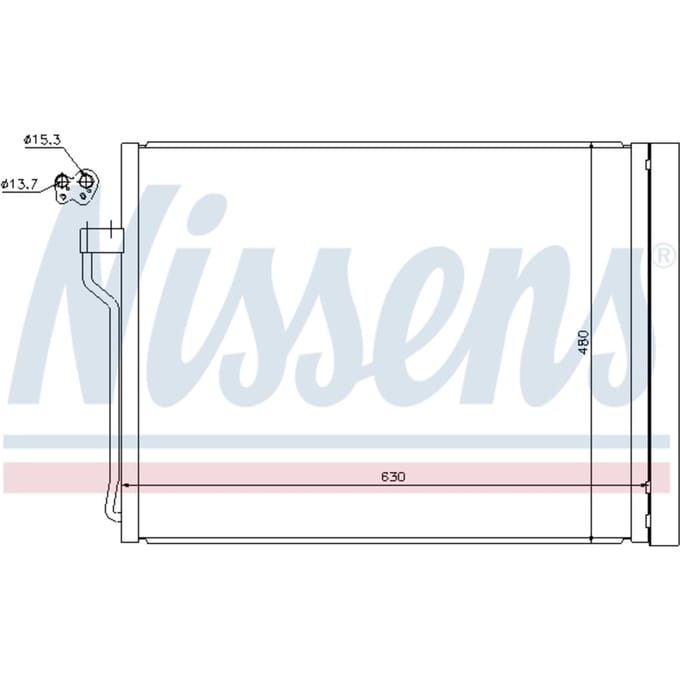 Condensor, airconditioning NISSENS 940288
