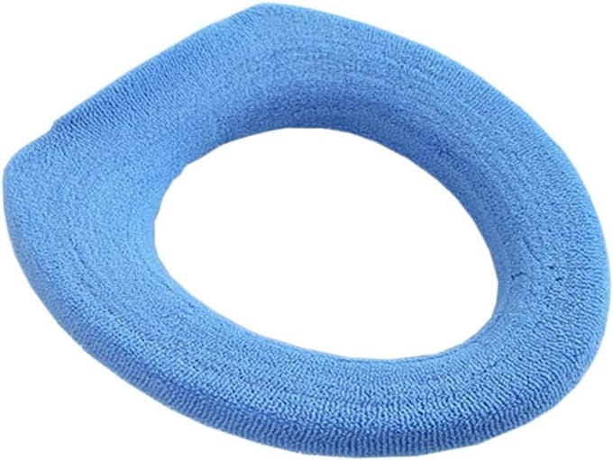 WC Bril Mat - Toilet Kussen - Warmte & Comfort - Wasbaar & Sneldrogend - 37.5 x 9.5 cm - Beige
