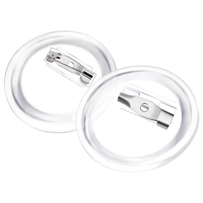 vidaXL - Buttons - met - spelden - 100 - st - 25 - mm - acryl