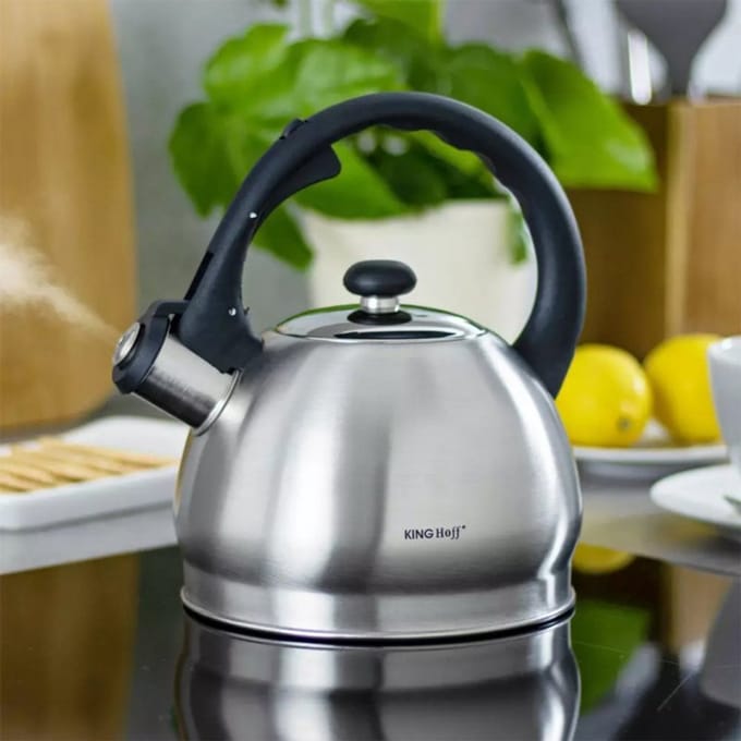 Kinghoff 3773 fluitketel - 1,8L - RVS - alle warmtebronnen