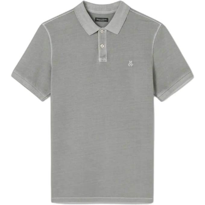Marc O'Polo regular fit polo - heren poloshirt - grijs