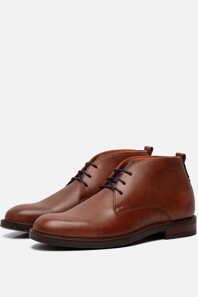 Van Lier Veterschoenen cognac Leer - Maat 40