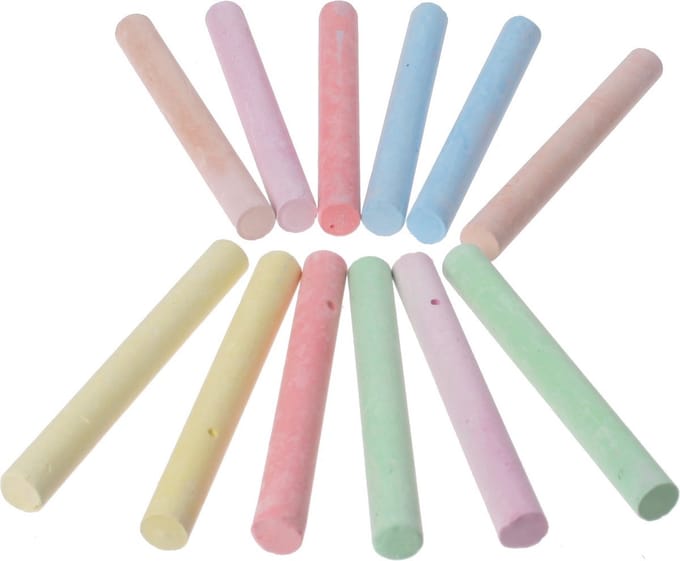 New Age Devi - Eddy Toys Stoepkrijtjes: 12-delig, 10 cm, Kleur!