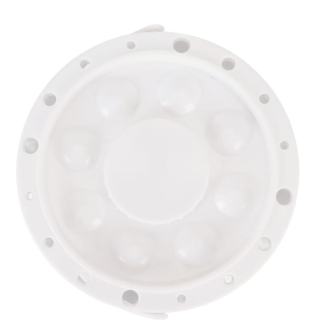 Verfkwastenreiniger Opvouwbaar Dik Antislip Plastic Draagbare Verfbeker voor voor white