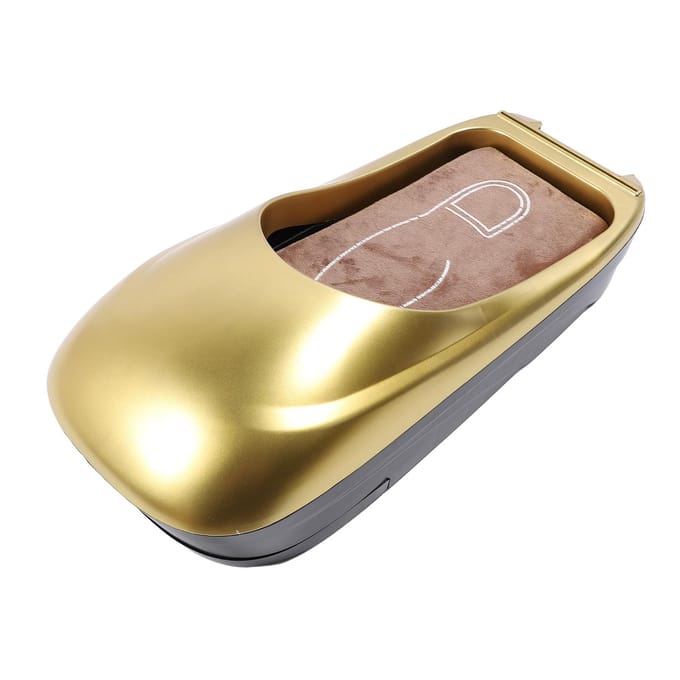 Automatische Schoenovertrek Dispenser Wegwerp Film Overschoen Machine voor Kantoor Huishouden Gouden Verf beige