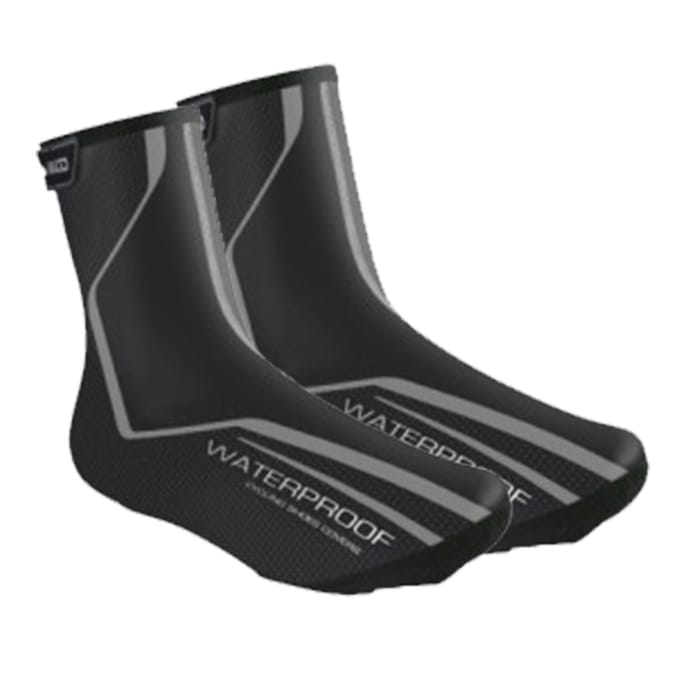Overschoenen Fietsschoenoverschoen Schoenbeschermer Waterdicht Lichtgewicht Winterwarmer voor fietsen op de weg L-XL grijs