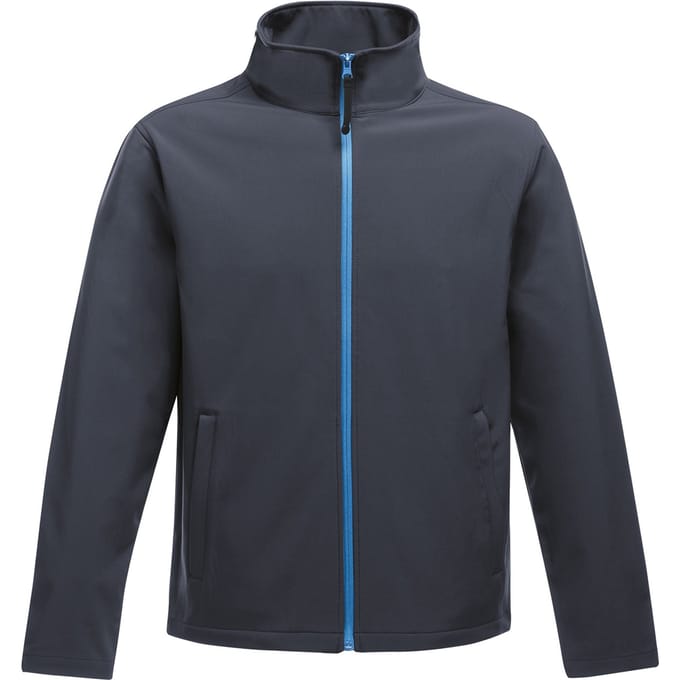 Regatta Opmerkelijk Heren Ablaze Afdrukbaar Softshell-jasje (Marine / Frans Blauw)