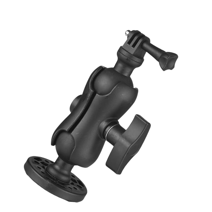 Kajak Actiecamera Bevestiging 360 Graden Universeel Verstelbaar Kleine Boot Rail Camera Houder black