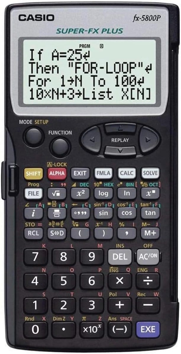 Programmeermachine met 664 functies en 4-regelige display