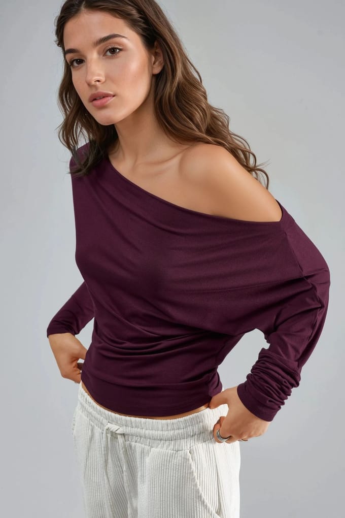Boothals Drape Blouse