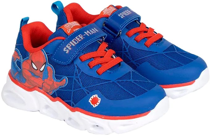 Cerda Spiderman Sporty Light Eva Sole With Lights Schoenen Blauw EU 30 Kinderen
