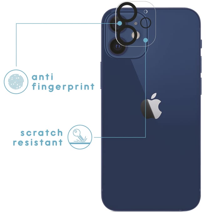 imoshion Camera Lens Protector - Geschikt geschikt voor Apple iPhone 12 - 2 Pack