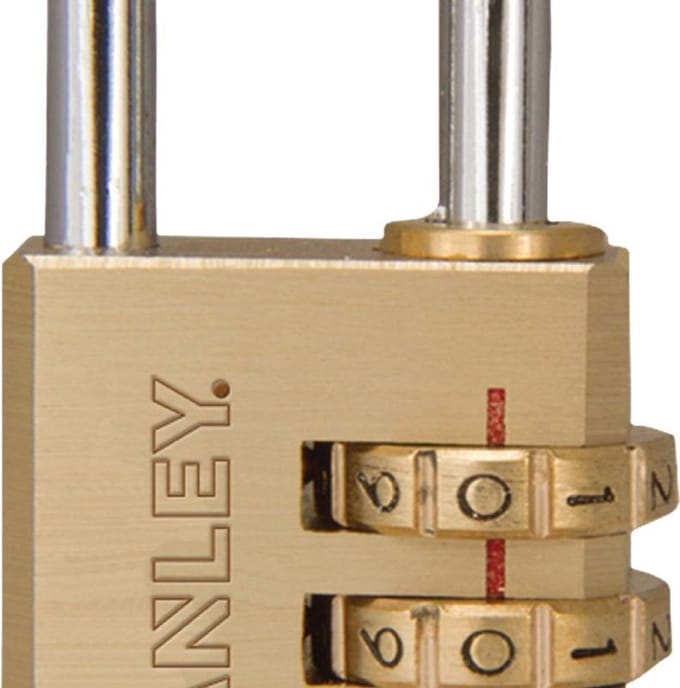 3-Digit Combination Padlock Solid Brass 30 mm