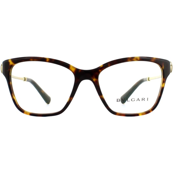 Bvlgari Square Dark Havana damesglazen frames