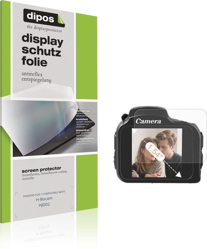 dipos – 4x Matte Beschermfolie geschikt voor H-Bocam HJD02 | Krasbestendige & antireflecterende Screenprotector Ultra-Thin