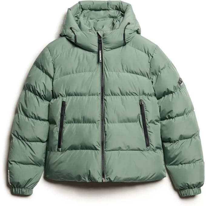 Superdry HOODED SPORTS PUFFER JACKET Dames Jas - Maat L