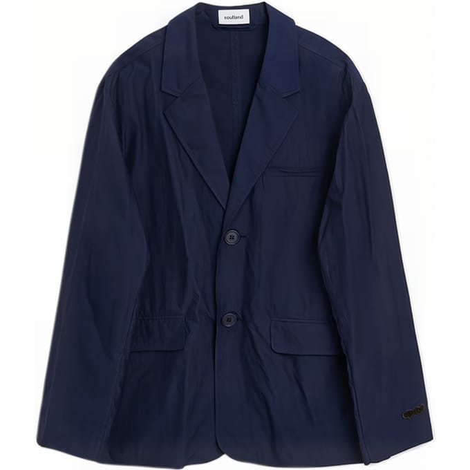 Soulland Gabe Blazer Navy Größe: XS/S | Blazer Outlet | Unisex | Blau