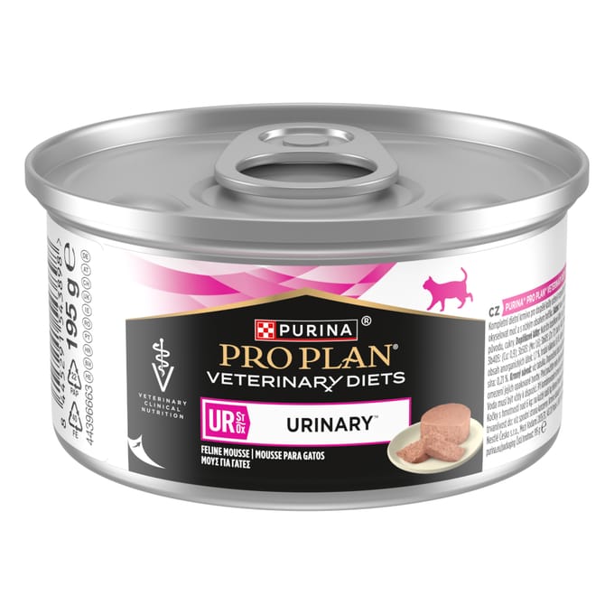 PURINA PRO PLAN Veterinary Diets Feline  UR ST/OX - Urinary Mousse - Dubbelpak: 48 x 195 g