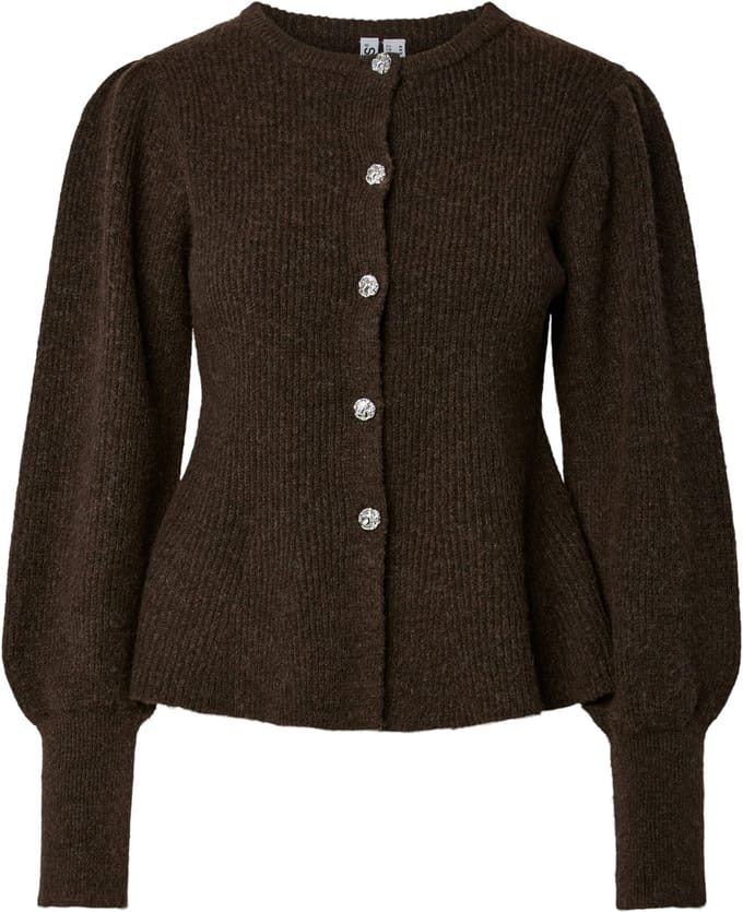 Pieces gebreid vest PCANNIE