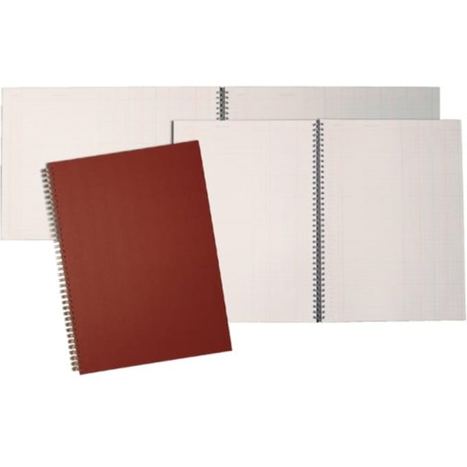 Tabellarisch register djois atlanta 294x414mm 2x10kolommen 108blz rood
