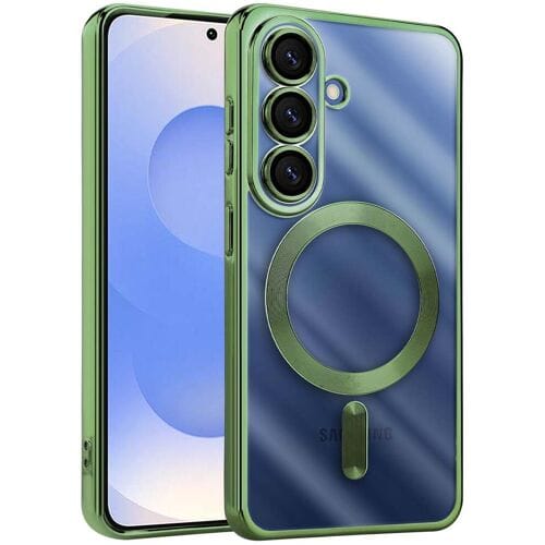 ShieldCase Hoesje met Camera Cover - Geschikt voor Samsung Galaxy S26 - Camera Protector - Schuifje - donkergroen