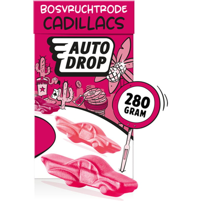 Autodrop rode Cadillacs pak 280gr