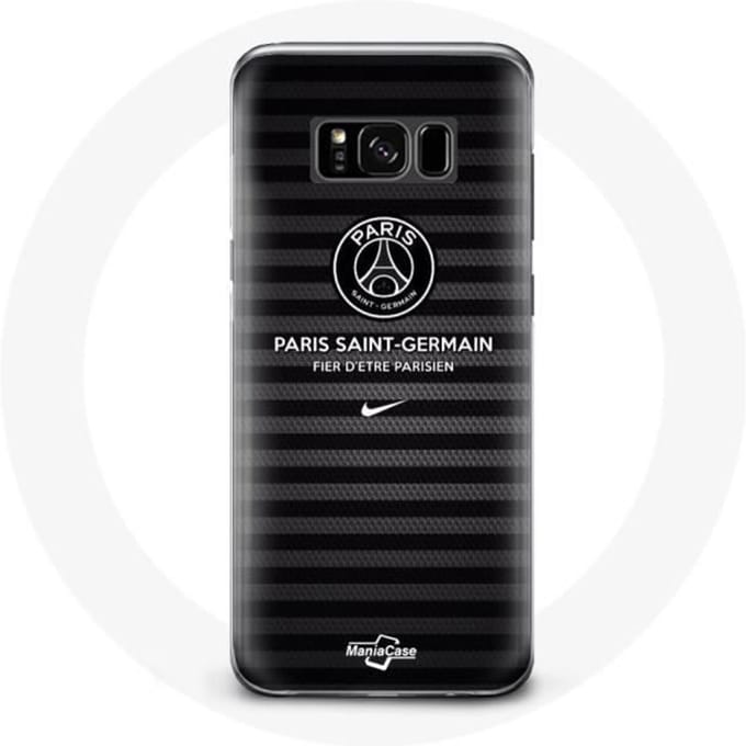 Coque de protection - PSG - Samsung Galaxy S8 - Noir - Souple - Sportif