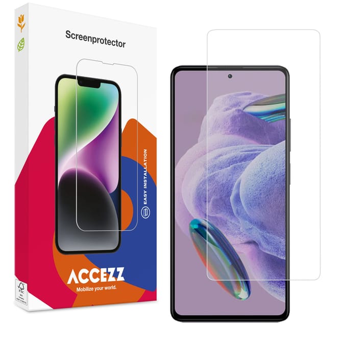 Accezz Screen Protector - Geschikt voor Xiaomi Redmi Note 12 Pro Plus - Gehard Glas Screenprotector