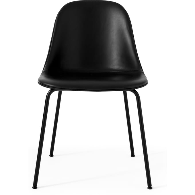 Audo - Harbour Dining Side Chair - stalen frame - Dakar zwart