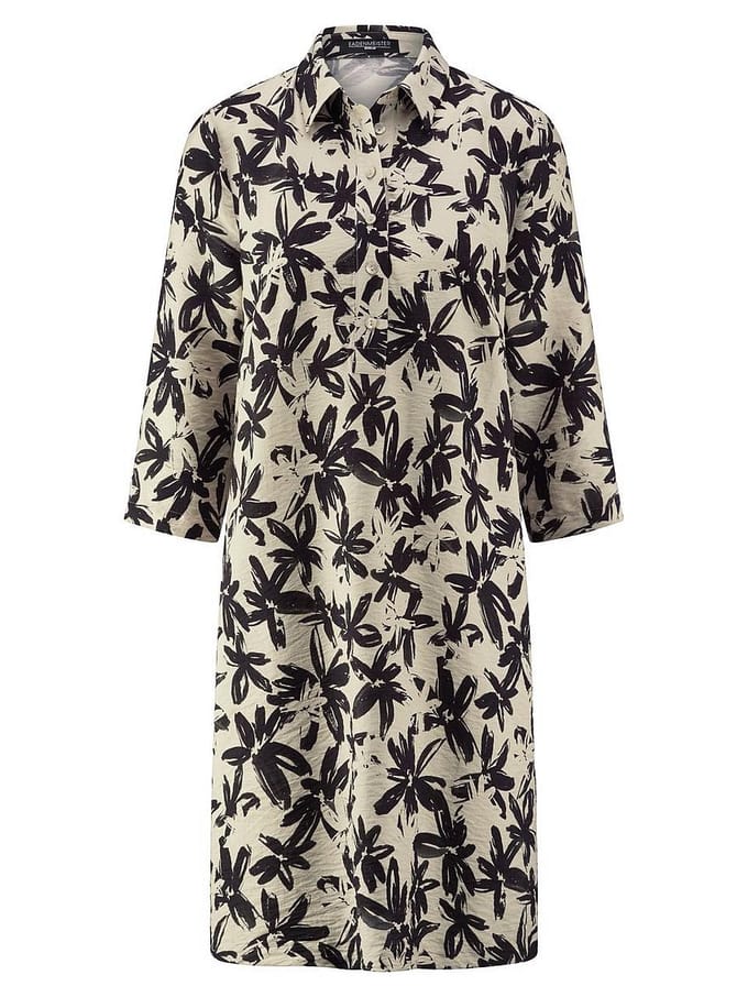 Jurk 3/4-mouwen Van Fadenmeister Berlin beige
