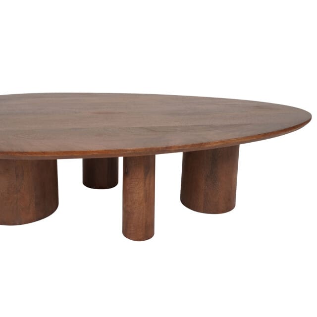 Home67 Salontafel amir 140 x 80 cm mangohout