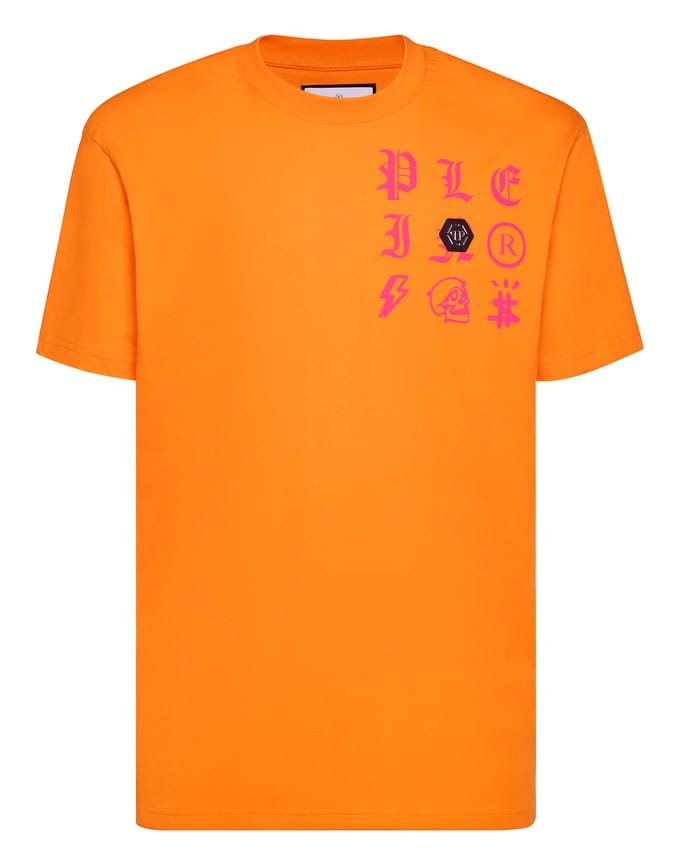 T-Shirt Ronde Hals Gothic Plein