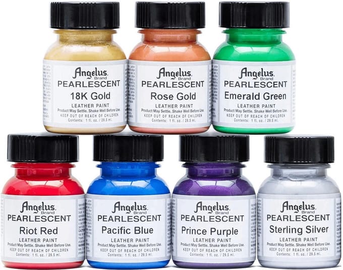 Angelus Leerverf Pearlescent Set 7 Kleuren 29,5ml