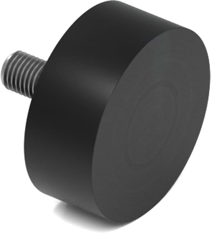 Rubbermagazijn - Trillingsvoet - Type D - 50x20mm - M10 - Set 10 stuks