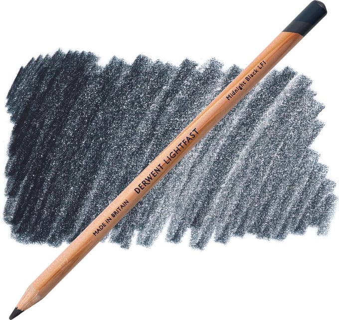 Derwent Lightfast Potlood - Midnight Black LF1