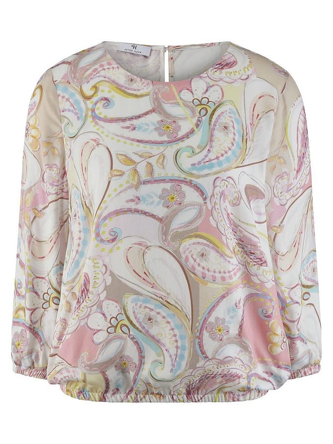 Blouse Van Peter Hahn multicolour